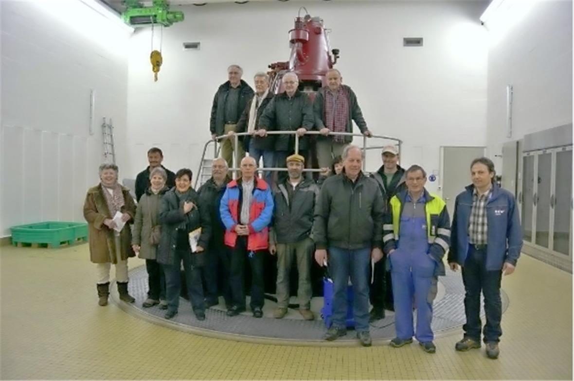 Die Besuchergruppe