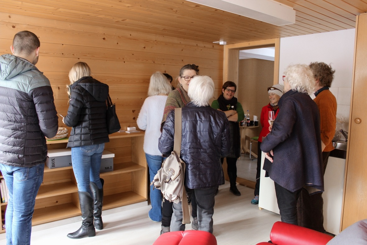 Die Besucherinnen und Besucher konnten interessante Gespräche führen.