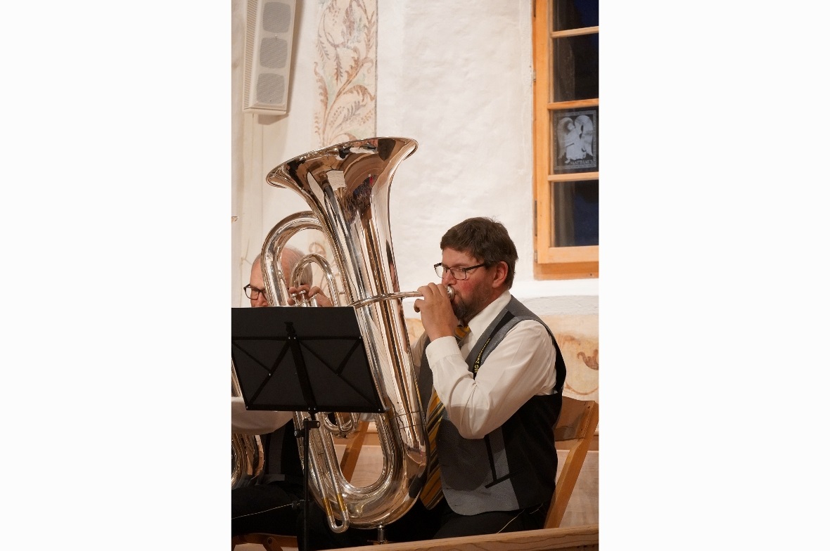 Die Bläserinnen und Bläser der MGZ strahlten grosse Musikfreude aus.