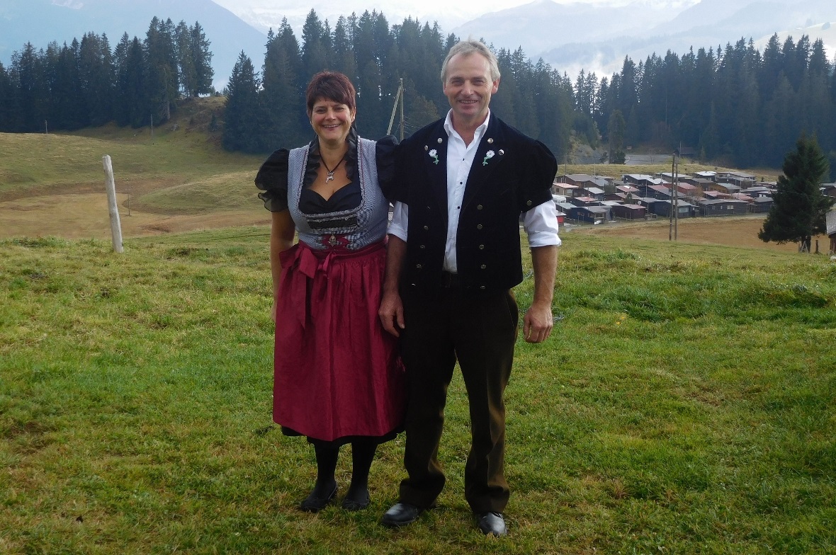 Die Boltiger Marion und Martin Klossner haben bereits 20 Jahre auf der Alp Under...