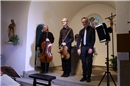 Die Dozenten: Benjamin Schmid (Violine), Thomas Riebl (Viola), Peter Bruns (Viol...
