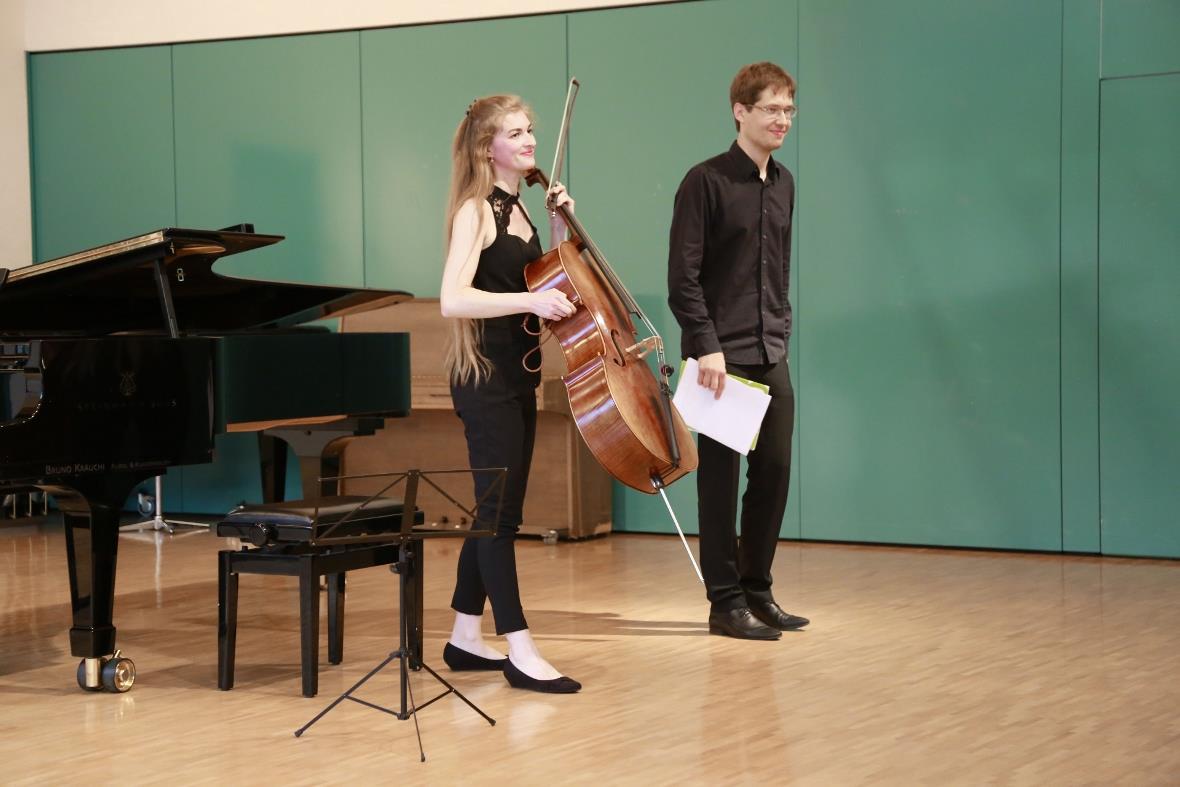 Die Dozenten: Benjamin Schmid (Violine), Thomas Riebl (Viola), Peter Bruns (Viol...