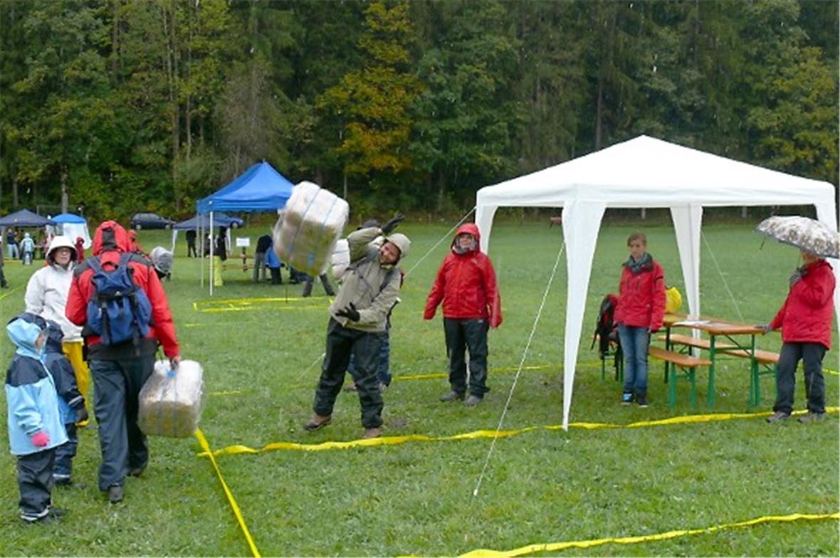 Die Familienolympiade forderte Gross…