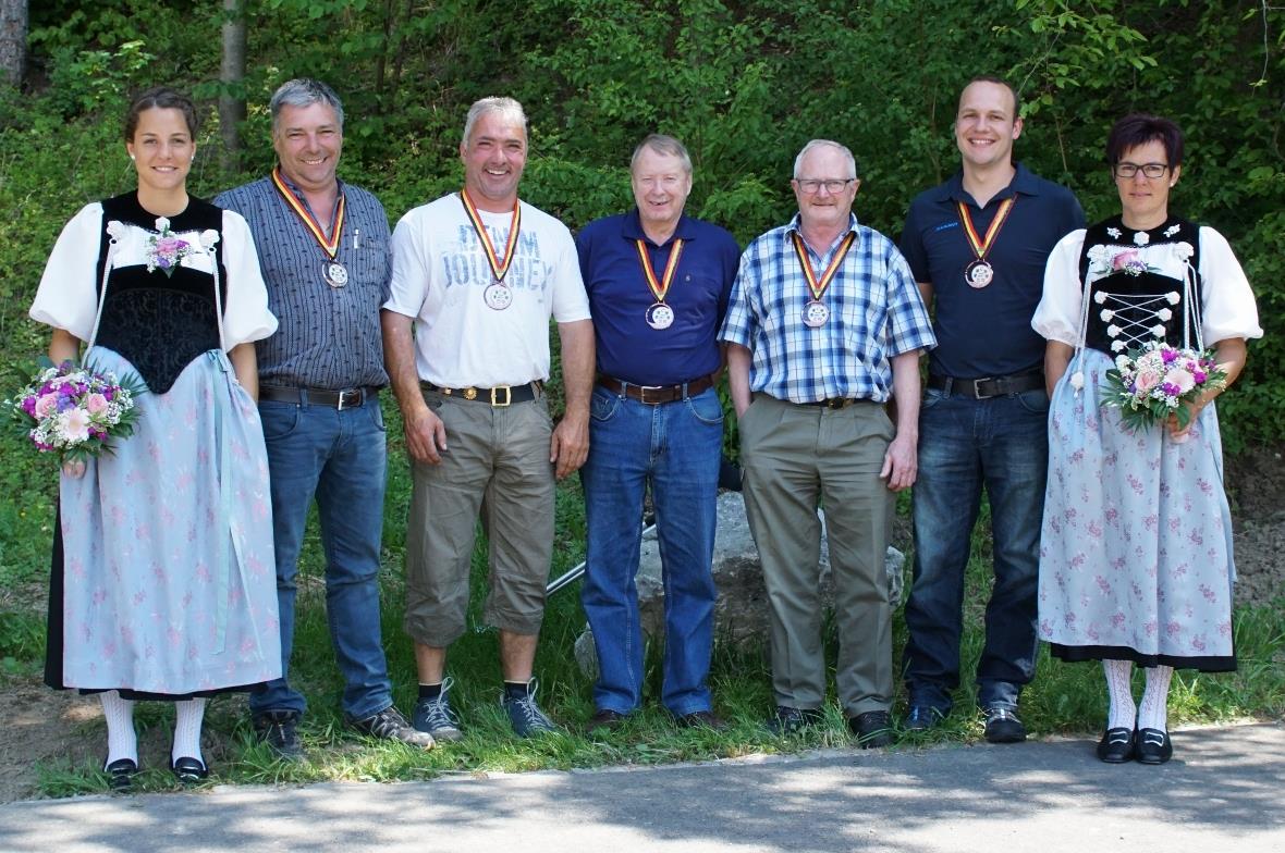Die Feldschützen St. Stephan erreichten im Feld E die Bronze-Medaille.
