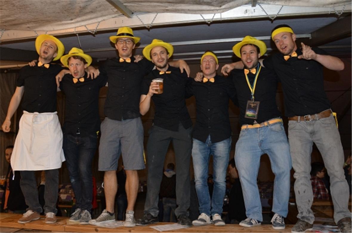 Die Festkommission hatte allen Grund, auf einen erfolgreichen Anlass anzustossen...