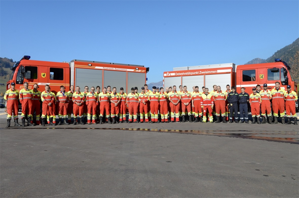 Die Feuerwehr Zweisimmen 2018