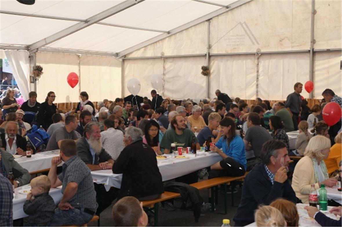 Die Gäste sind da, das Fest kann beginnen