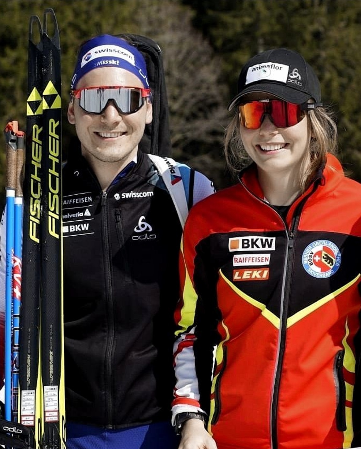 Die Geschwister Burkhalter motivieren sich gegenseitig, immer bessere Resultate ...