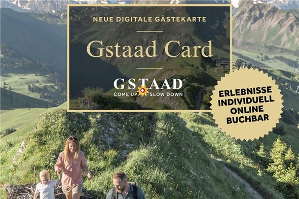 Die Gstaad Card – jetzt digital.