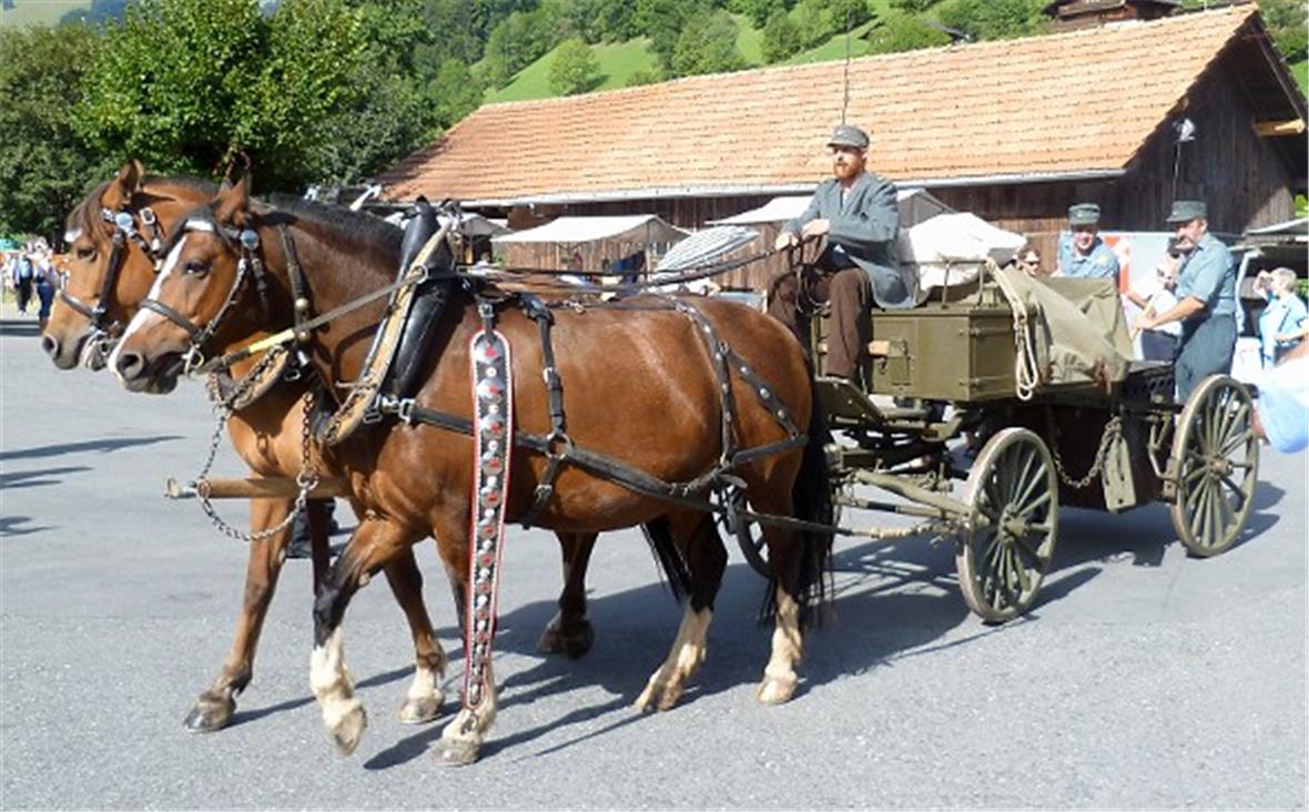 Die «Gulaschkanone» wird eingefahren.
