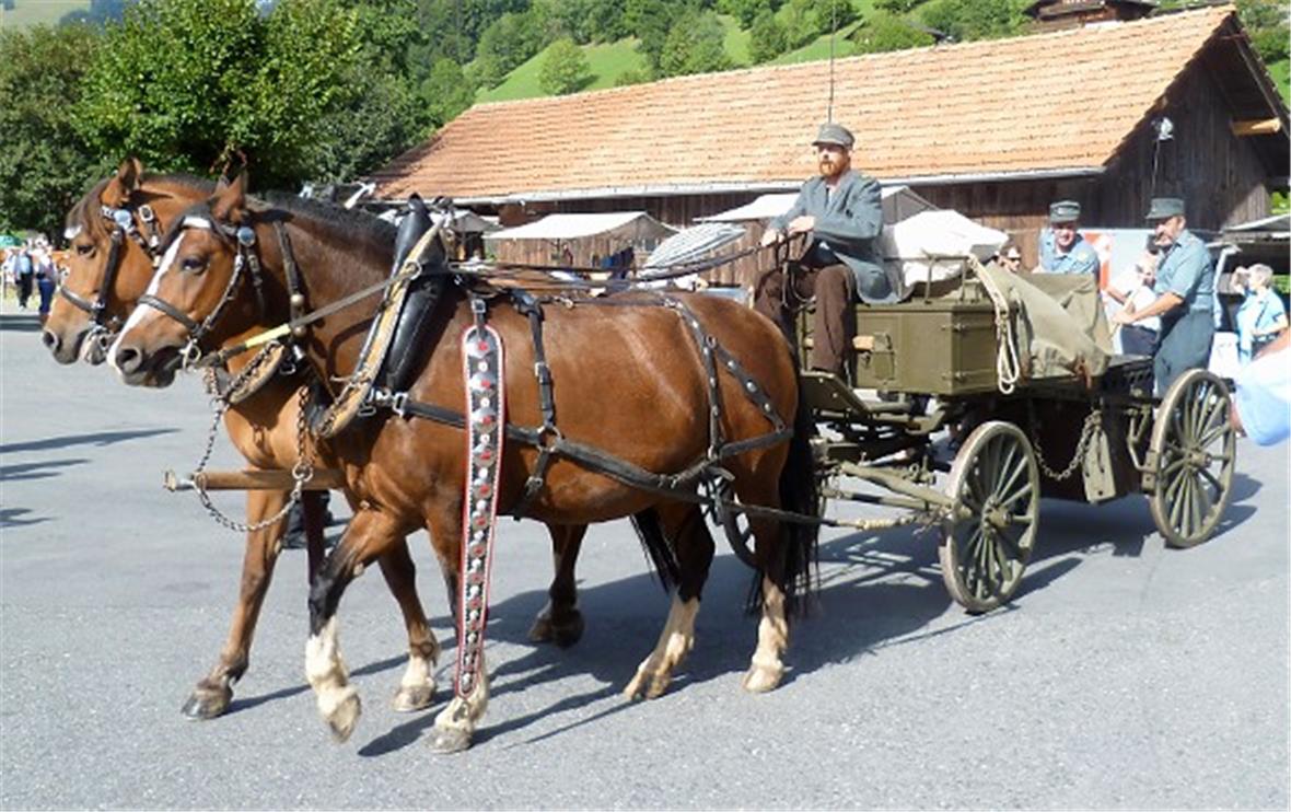 Die «Gulaschkanone» wird eingefahren.