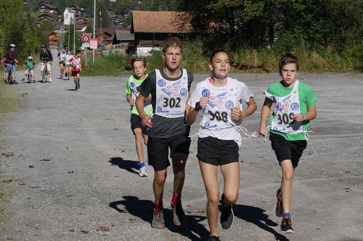 Die Hälfte der Zwei-Kilometer-Strecke ist gleich geschafft.