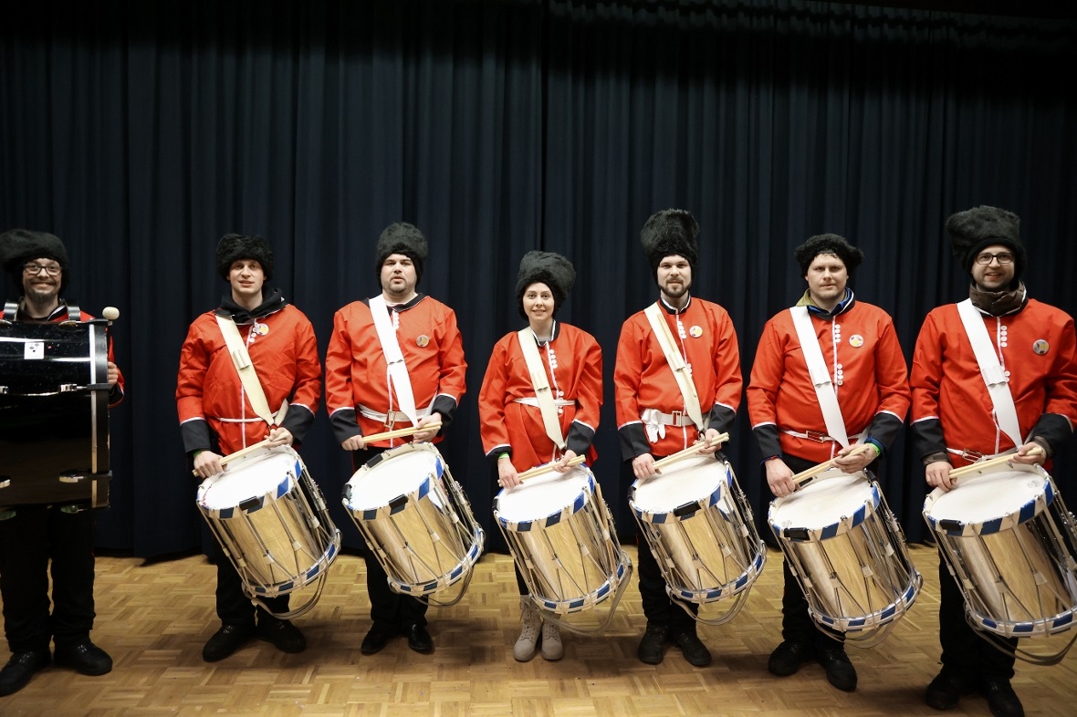Die Hosesacktrümeler aus Spiez begeisterten die Fasnächtler.