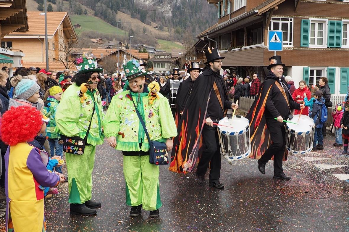 Die Hosesacktrümmler bildeten den Schluss des Umzugs.