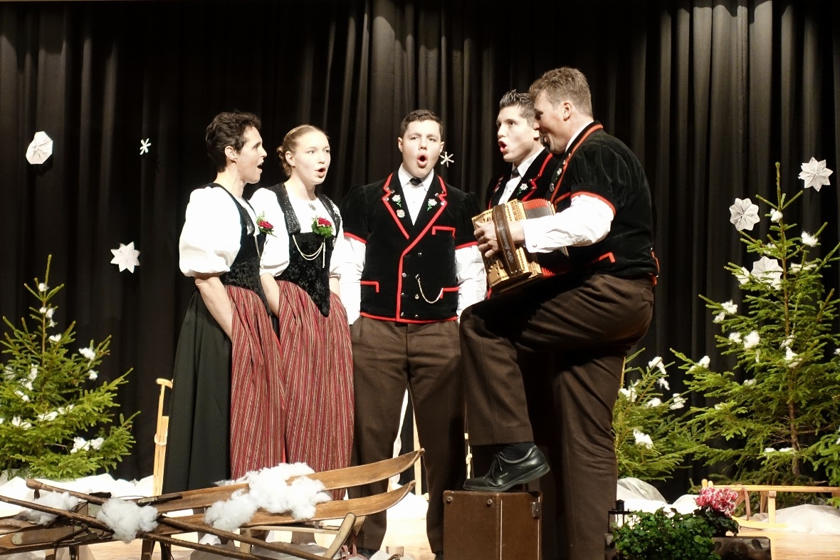 Die Jodlerfamilie Leuenberger wusste mit ihrem gepflegten Jodelgesang zu gefalle...