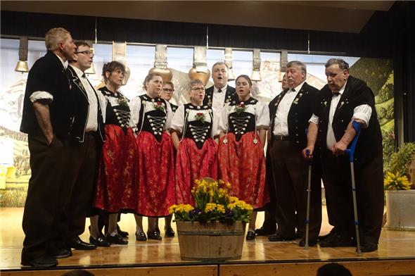 Die Jodlergruppe Männliflueh Schwenden feierte ihr 30-Jahre-Jubiläum mit grossem Erfolg.