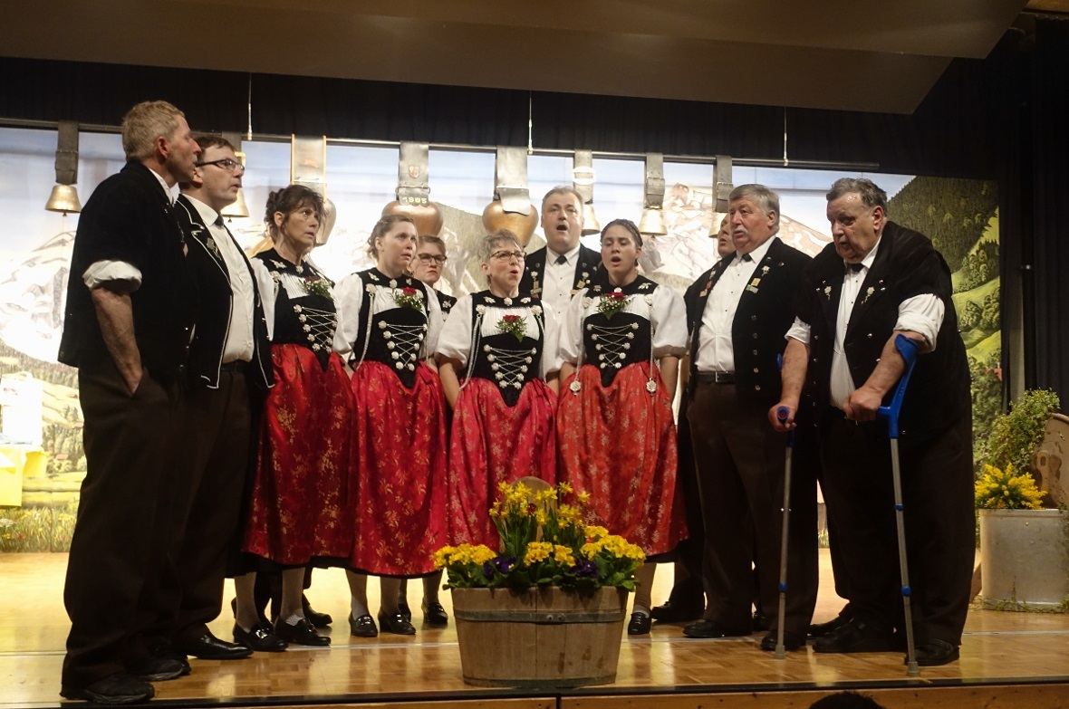 Die Jodlergruppe Männliflueh Schwenden feierte ihr 30-Jahre-Jubiläum mit grossem...