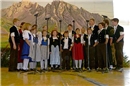 Die Jungjodler aus dem Saanenland sangen das «Muttertagslied» mit 7 Strophen, pa...