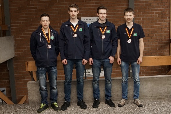 Die Jungschützengruppe von Erlenbach-Latterbach erreichte den dritten Rang.