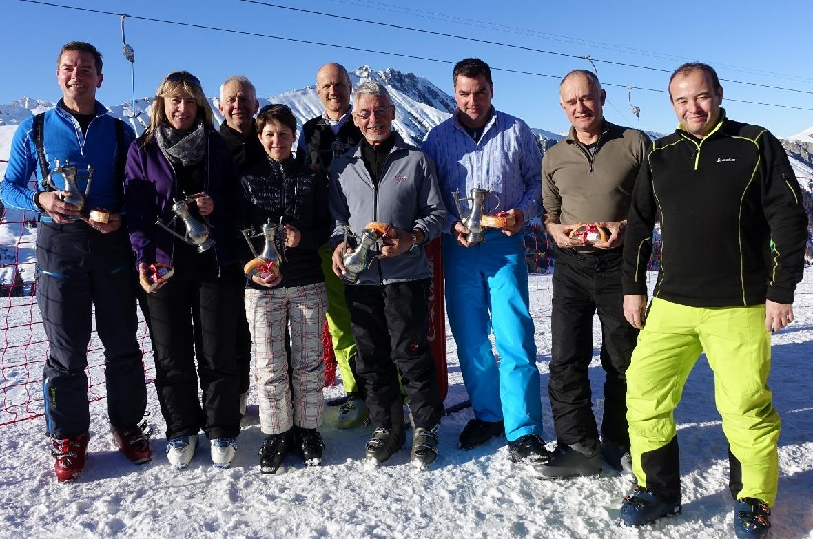 Die Kategoriensieger des 30. Parlamentarier-Skirennens wurden am Betelberg von G...
