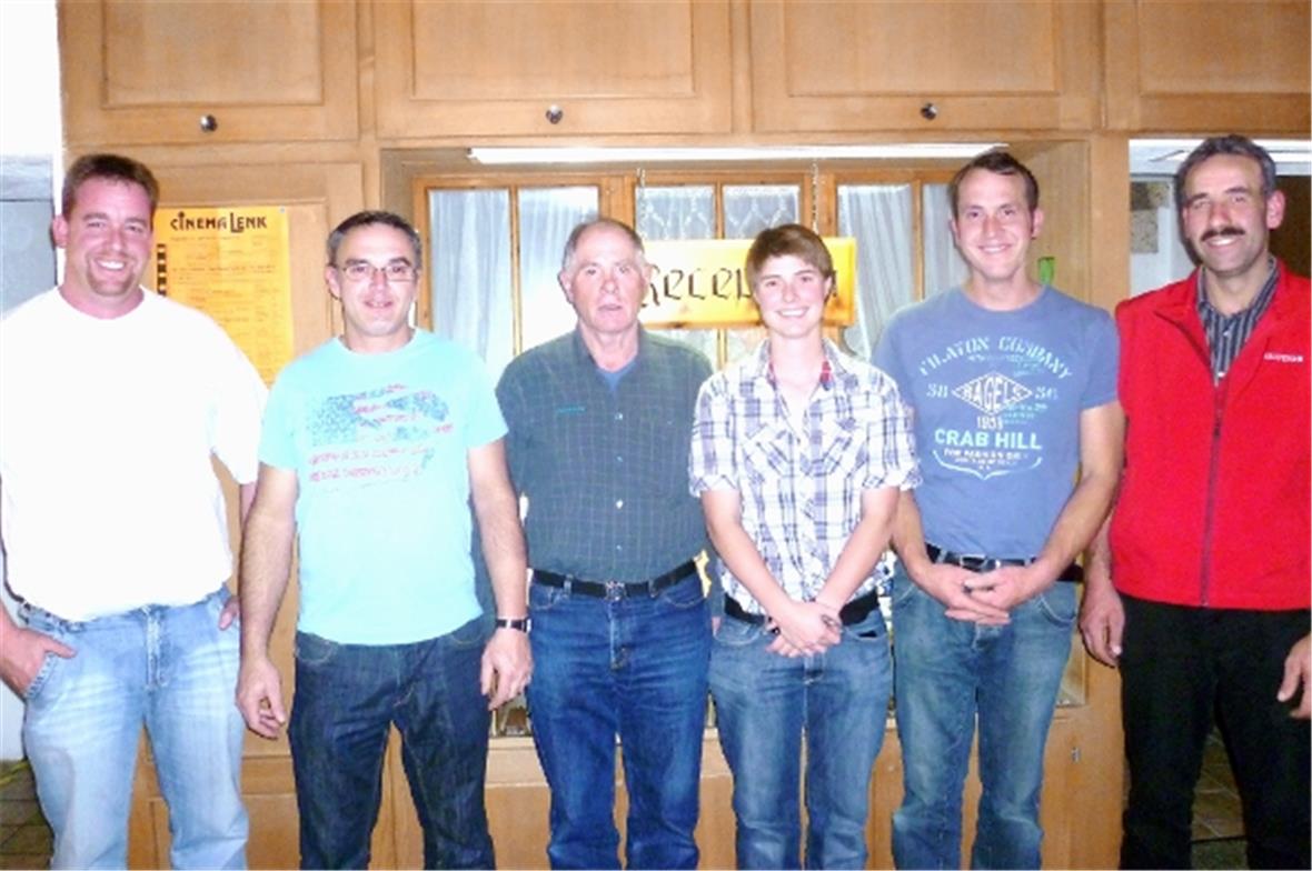 Die Kategoriensieger: v.l. Patrick Karlen, Severin Treuthardt, Hermann Dänzer, Pascale Jöhr, Markus und Hansueli Eschler.