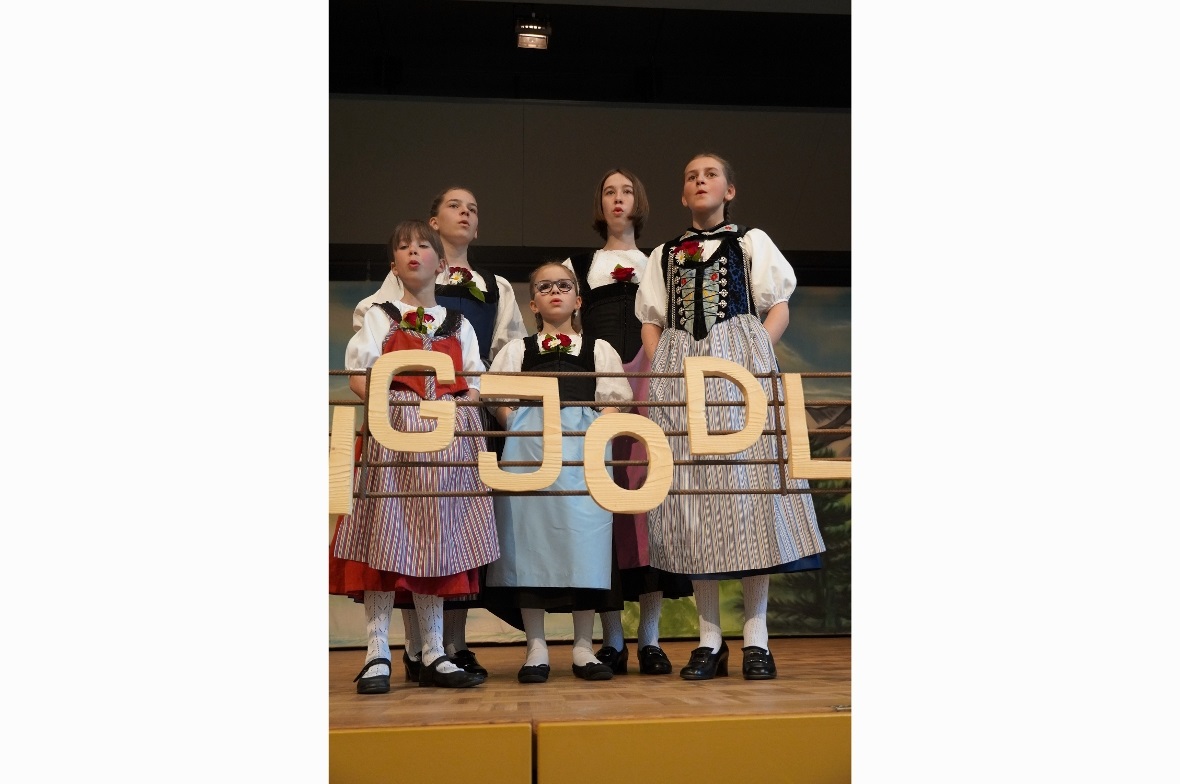 Die Kleinformation der Jungjodlergruppe begeisterte das Publikum.