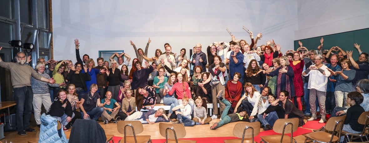 Die Kursteilnehmer Forum für Musik und Bewegung 2019.