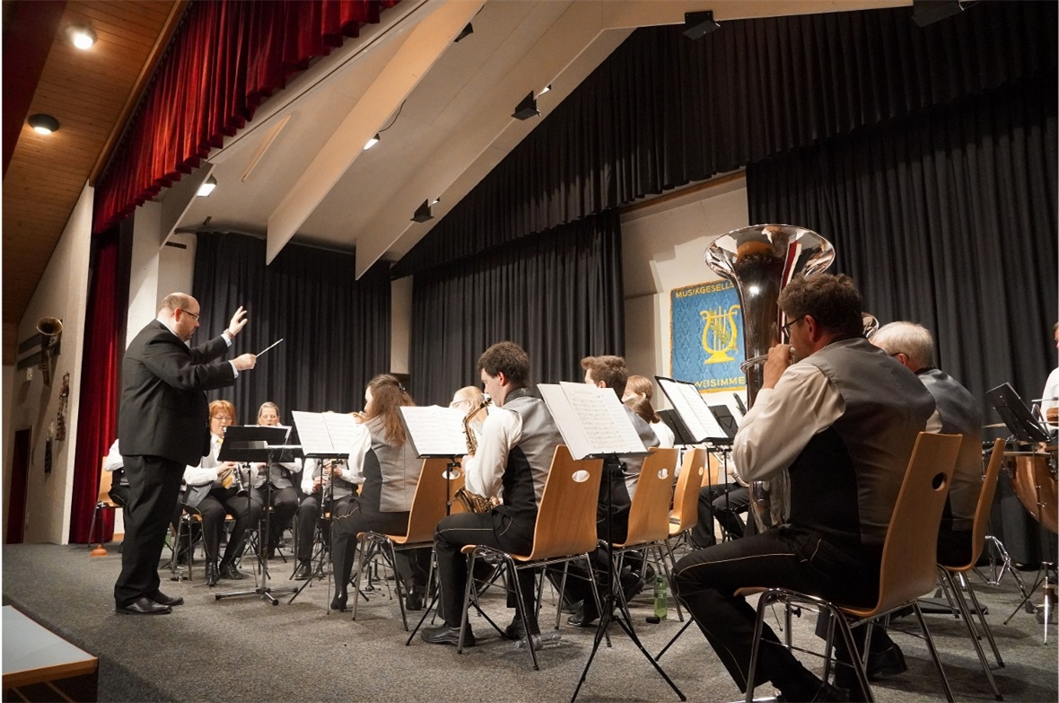 Die MGZ spielte abwechslungsreiche Filmmusik.