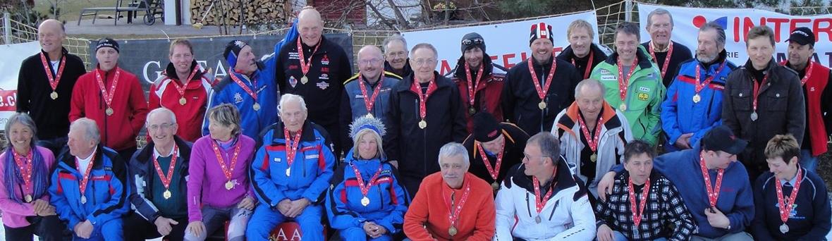 8. Schweizer Senioren Meisterschaften Ski Alpin Die Medaillengewinner vom Slalom. Ivo Würsten