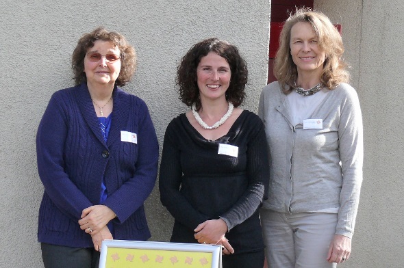 Die Mütter- und Väterberaterinnen unserer Region: Elwira Seymour, Nicole Ueltschi und Marlene von Siebenthal.