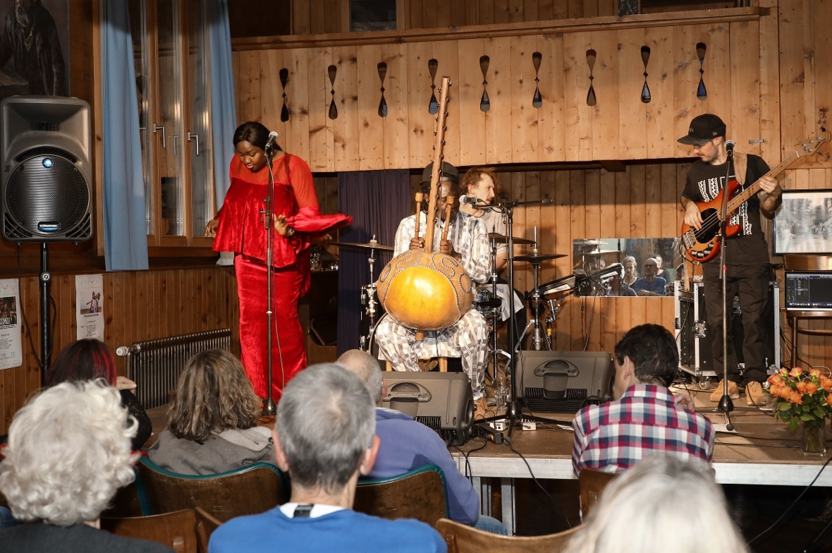 Die Musik von Noumoucounda an der Kora, der Sängerin Mamy Kanouté, von Fred Hirs...