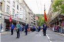 Die Musikgesellschaft Lenk St. Stephan spielte beim 35. Eidgenössisches Musikfes...