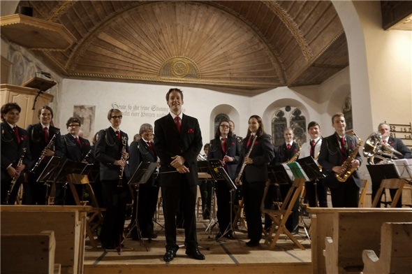 Die Musikgesellschaft Wimmis begeisterte mit ihrer engagierten und präzisen Art zu musizieren.