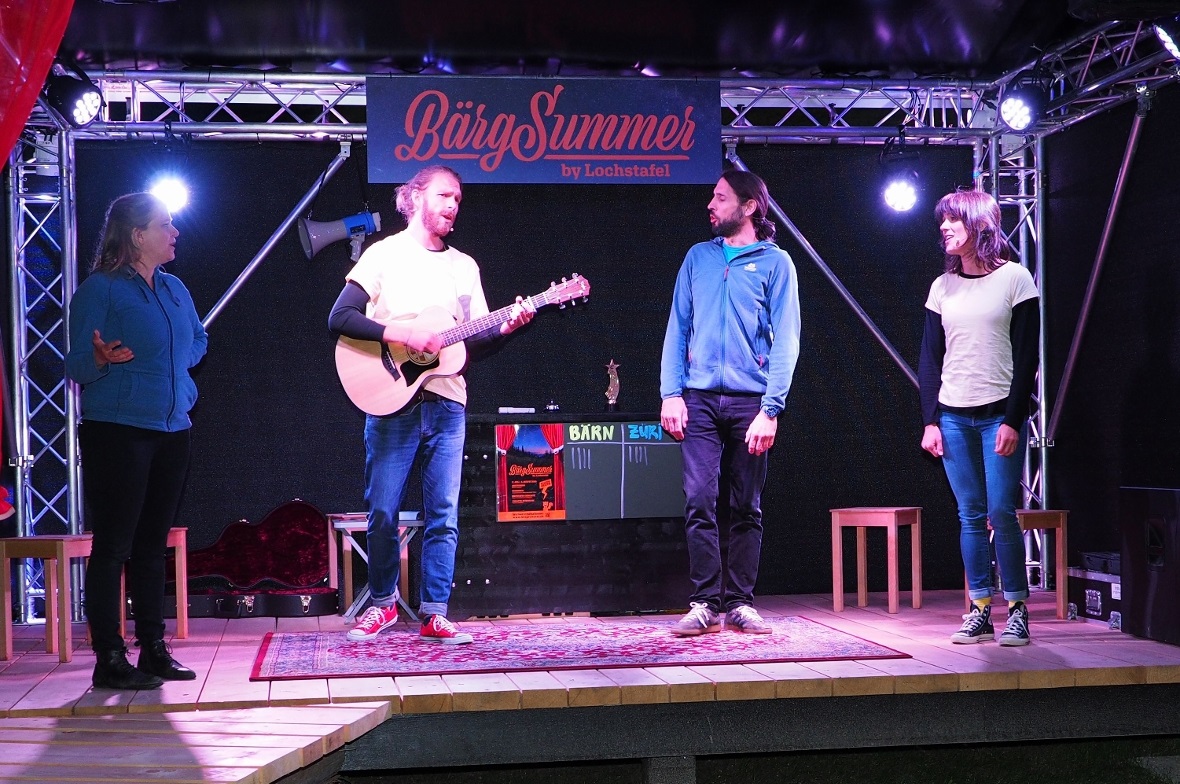 «Die Ode an den Löffel» wurde am Schluss von allen Vieren zum Besten gegeben.