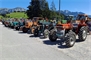 Die Oldtimer-Landmaschinen konnten auf dem Rossberg bestaunt werden.