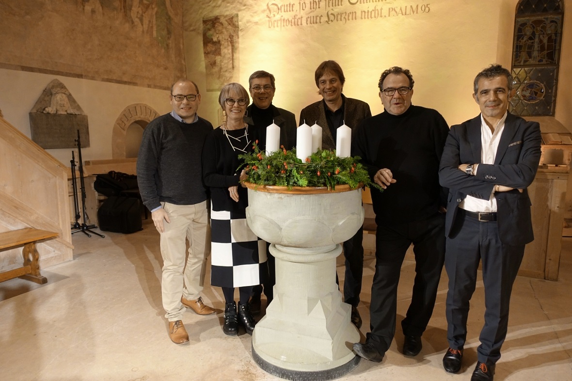 Die Organisatoren der Zweisimmer Jazzkonzerte freuten sich gemeinsam mit den Mus...