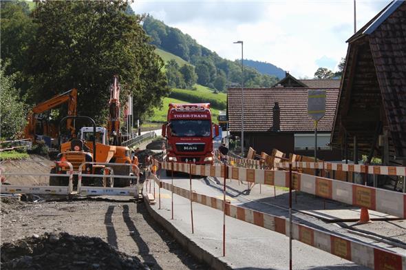 Die Ortsdurchfahrt in Erlenbach wird erneuert.