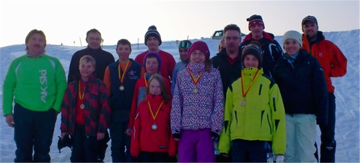 Die Podestplatzfahrer.