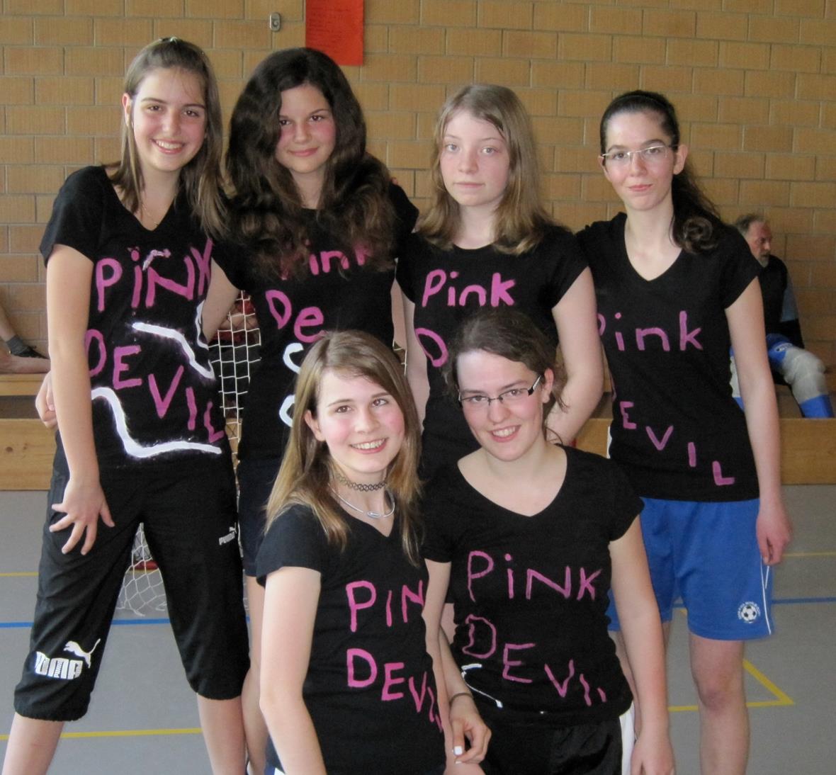 Die Red Devils, die Siegerinnen bei den Mädchen.