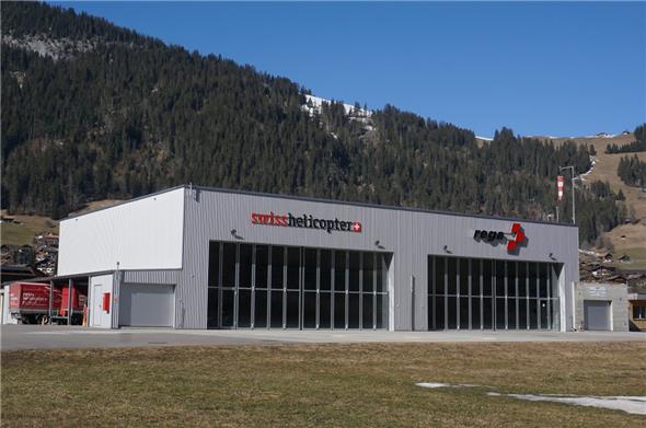 Die Rega-Basis Zweisimmen: Zukünftig nur noch Tankstelle und Materiallager?