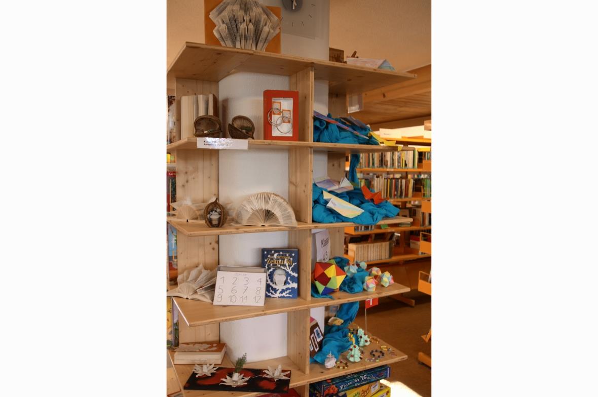 Die Schülerinnen und Schüler präsentieren originelle und kreative Ideen.