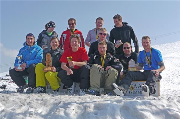 Die Sieger der einzelnen Kategorien inkl. Gäste- und 3er/4er-Mannschaften.