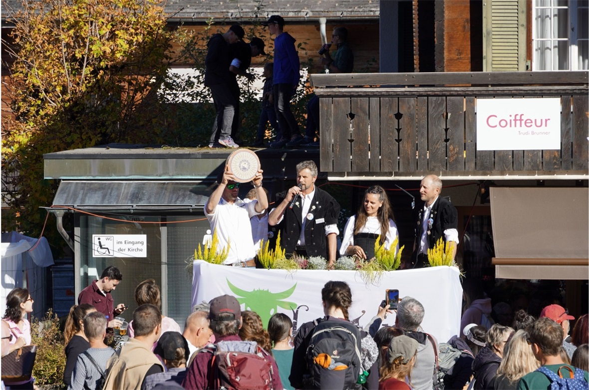 Die Spannung bei der Käseauktion war gross.