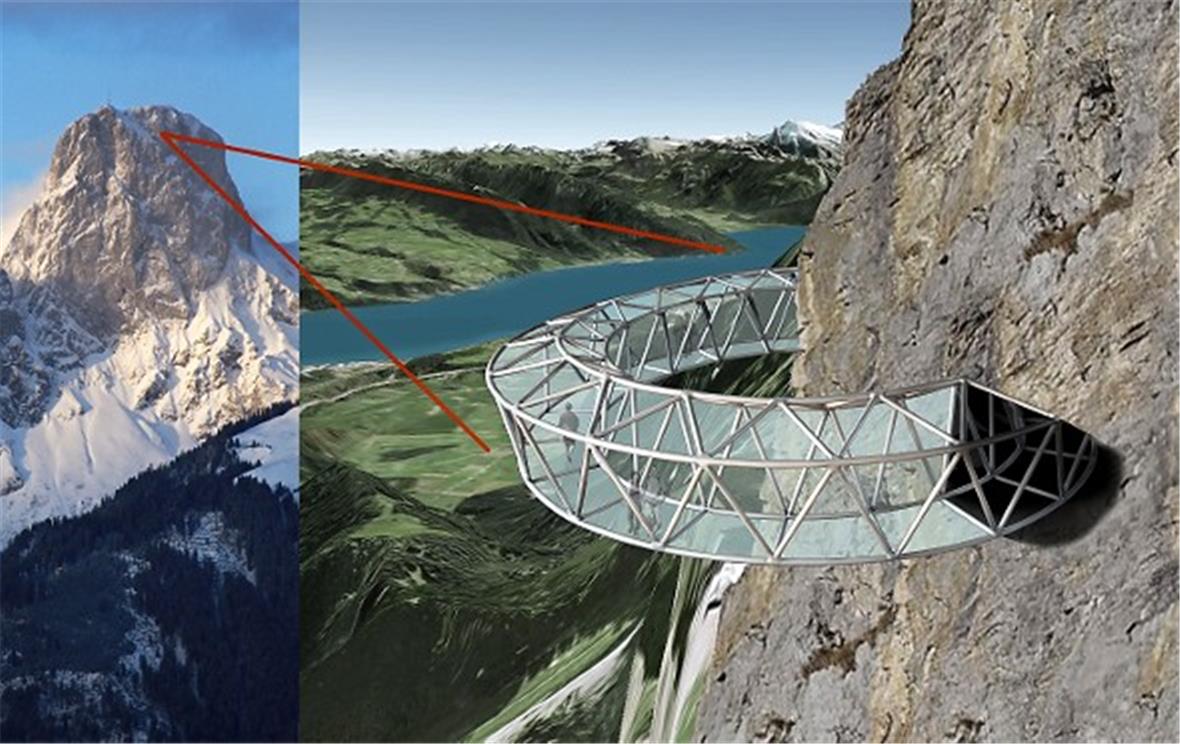 Die Stockhornbahn AG überarbeitet das Projekt und stellt die neue Variante Mitte Oktober vor. Wir nun statt der überhängenden Plattform ein Balkon errichtet?