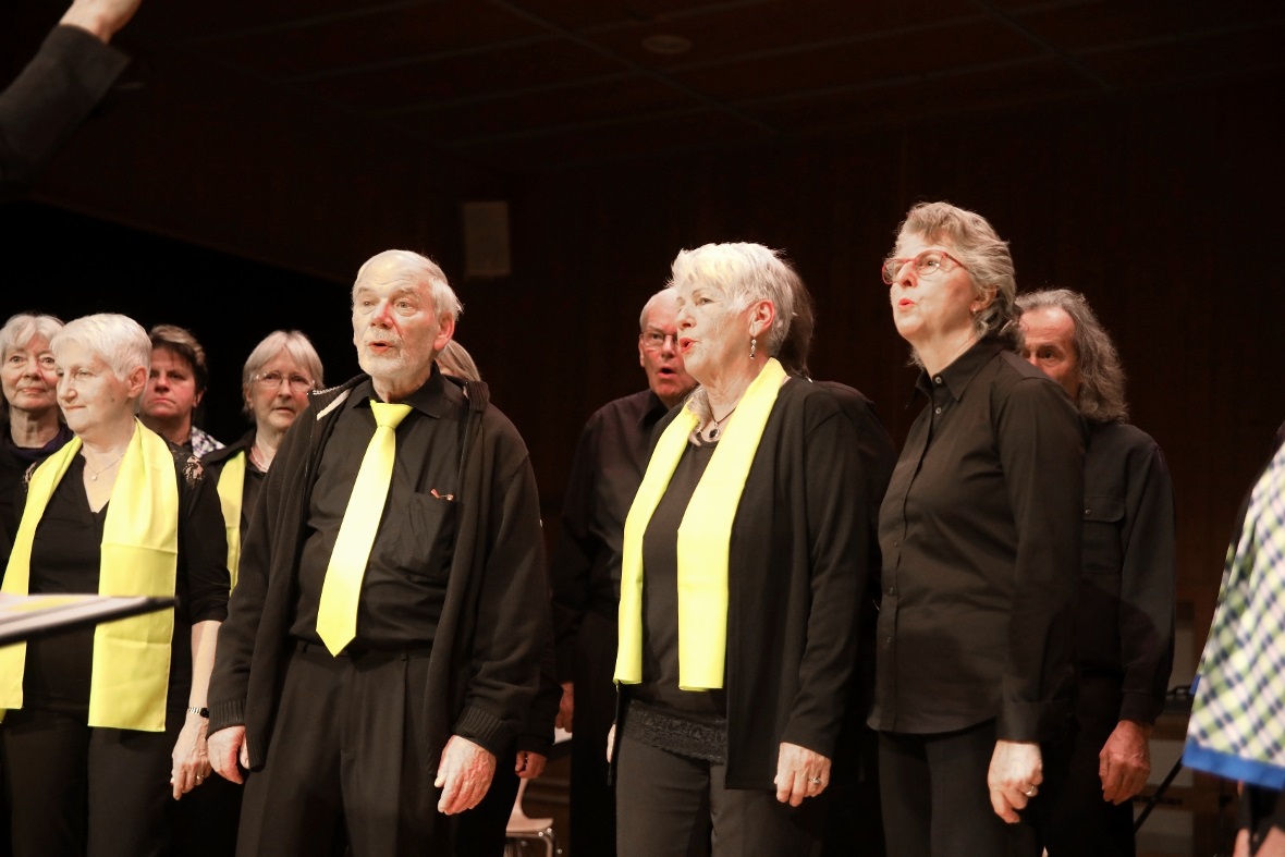Die Swiss Mountain Singers brachten Emotionen und Stimmung.
