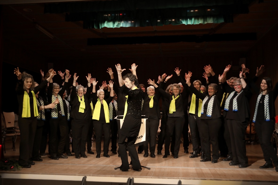 Die Swiss Mountain Singers brachten Emotionen und Stimmung.