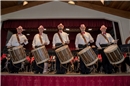 Die Tambouren des Polizeispiels eröffneten das Konzert der Polizisten.