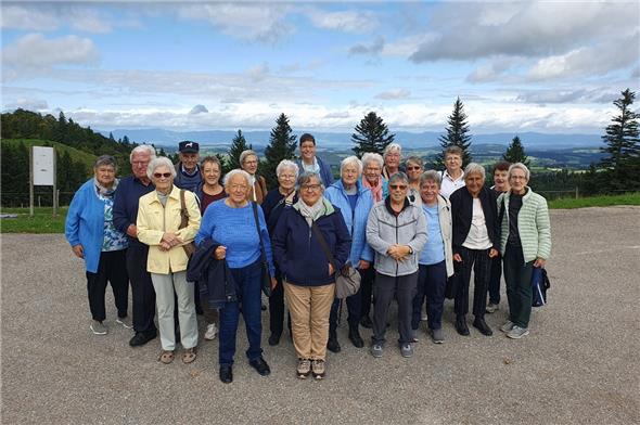 Die Teilnehmenden genossen den Tag bei gutem Wetter.