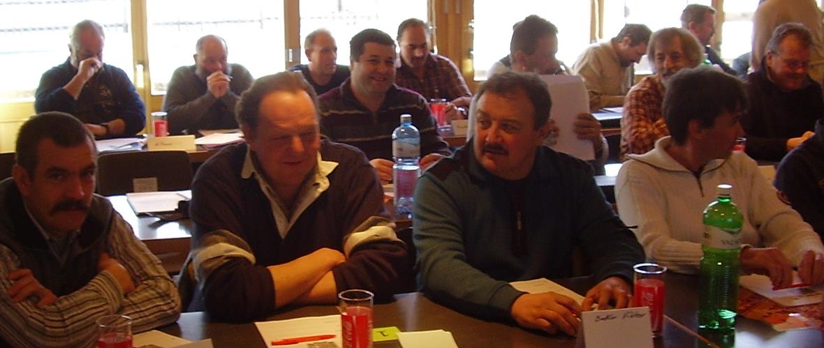 Die Teilnehmer beim Weiterbildungskurs in Gstaad.