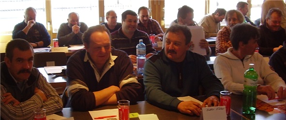 Die Teilnehmer beim Weiterbildungskurs in Gstaad.